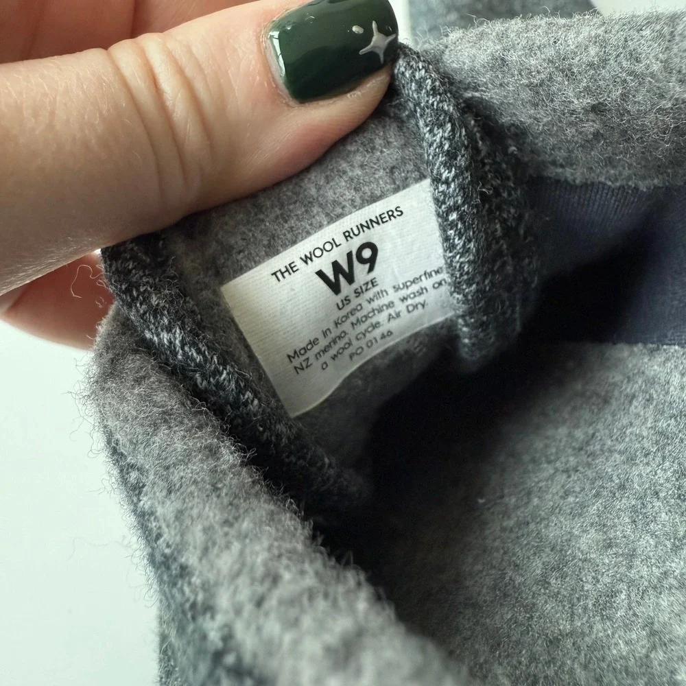 Allbirds Natural Gray Wool Runners Womens Size 9 - Picture 5 of 6